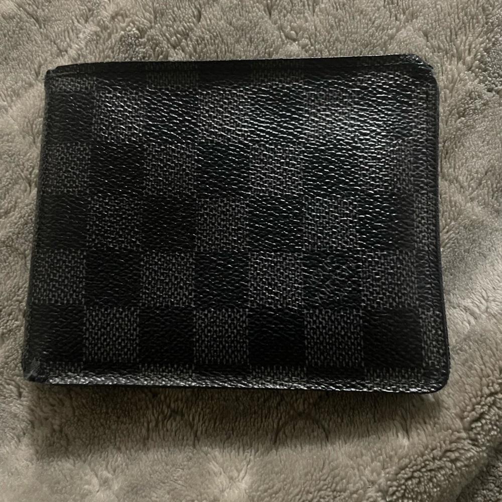 Louis Vuitton Graphite Damier Wallet - Authentic